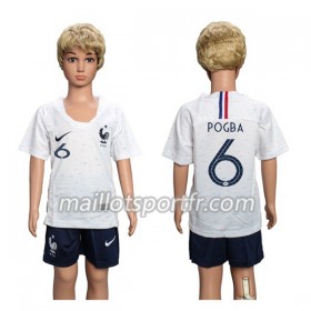 Maillot de Foot France Pogba 6 Enfant Exterieur Coupe du monde 2018